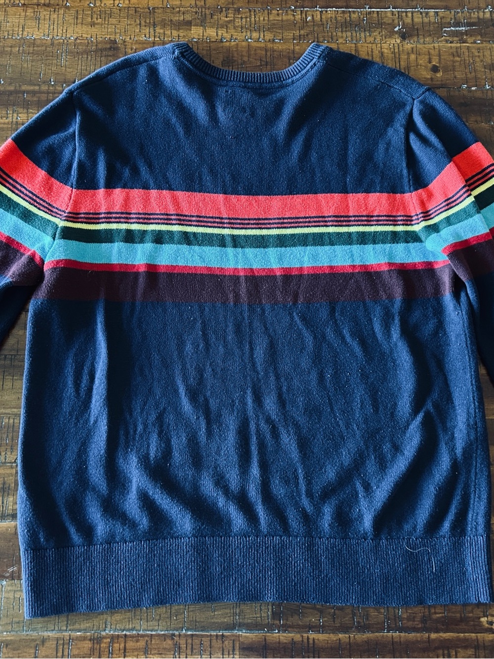 GAP retro crazy stripes sweater men’s small